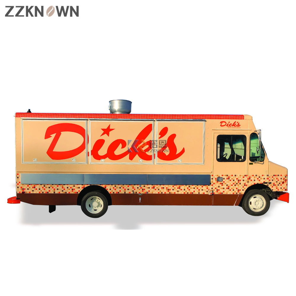 Food Truck With Snacks - Komplett ausgestattete mobile Imbisswagen mit Kochgeräten,