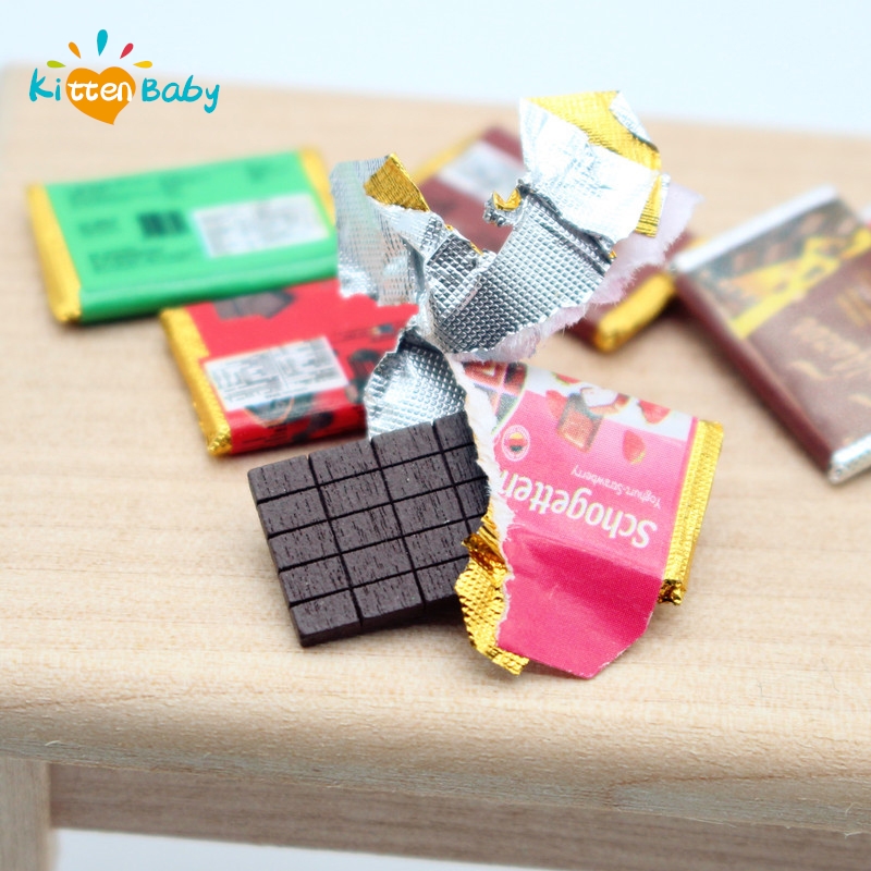 Food Snacks Candy - 1/12 Miniatur Puppenhaus Mini Schokoriegel Modell