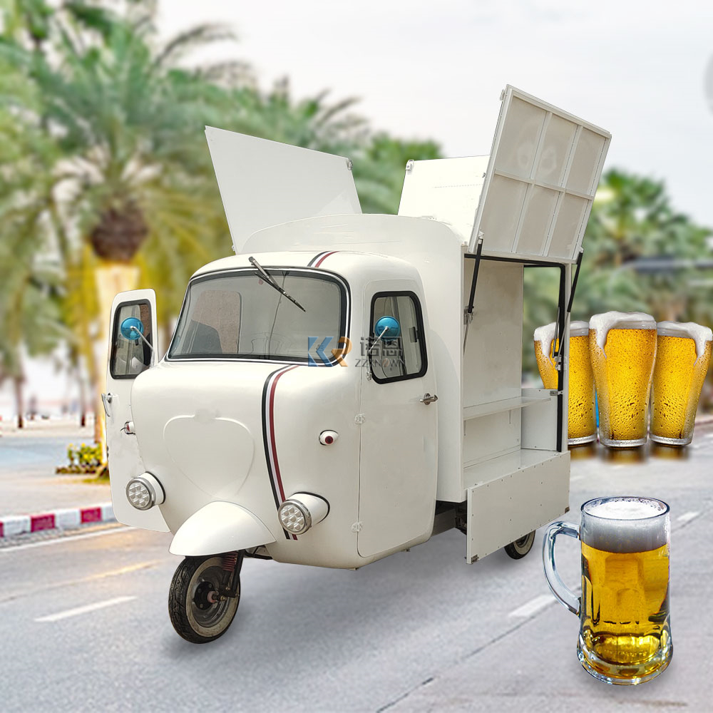 Food Truck With Snacks - 3-Rad-Lambro Street Mobile Fast-Food-LKW, Imbissanhänger, Kaffee,