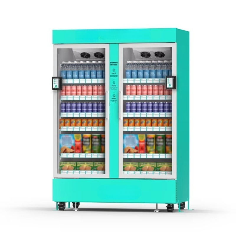 Food Snacks To Sell - FOODLINE Maßgeschneiderter neuer KI-Smart-Verkaufsautomat für Speisen