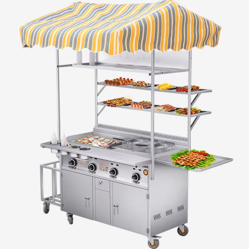 Food Snacks To Sell - Gasbetriebener mobiler Imbisswagen, mobiler Verkaufsstand für