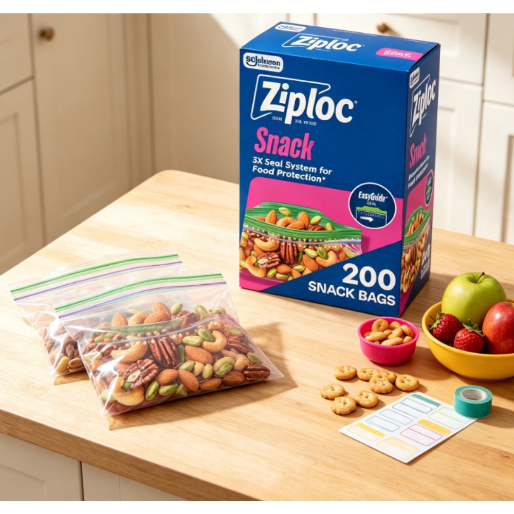 Ziploc ®   Marken-Snackbeutel  – Food Snacks Brands Bewertung und Preis