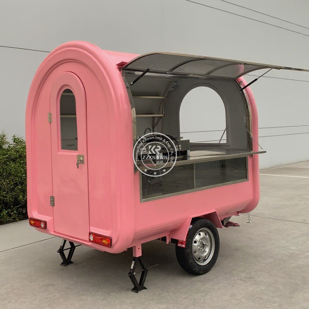 Outdoor-Food-Anhänger, voll au – Food Truck With Snacks Bewertung und Preis