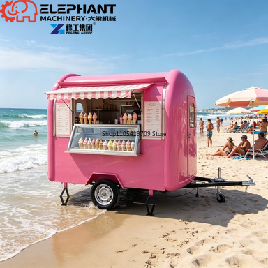 Mobiler Imbisswagen mit Rundem – Street Food Snacks Bewertung und Preis