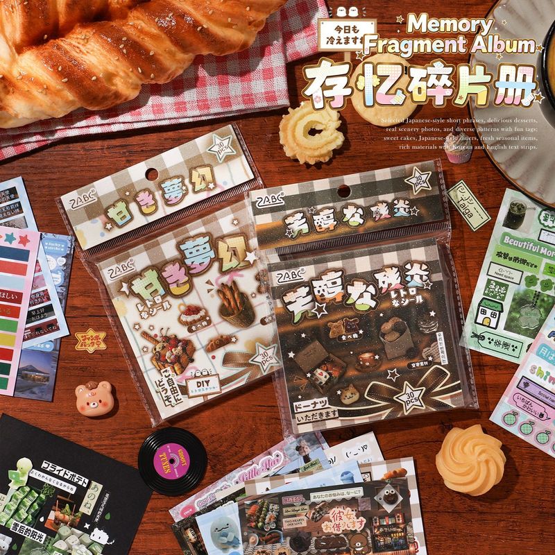 30 Stück Ästhetische Vintage-L – Food Snacks Label Bewertung und Preis