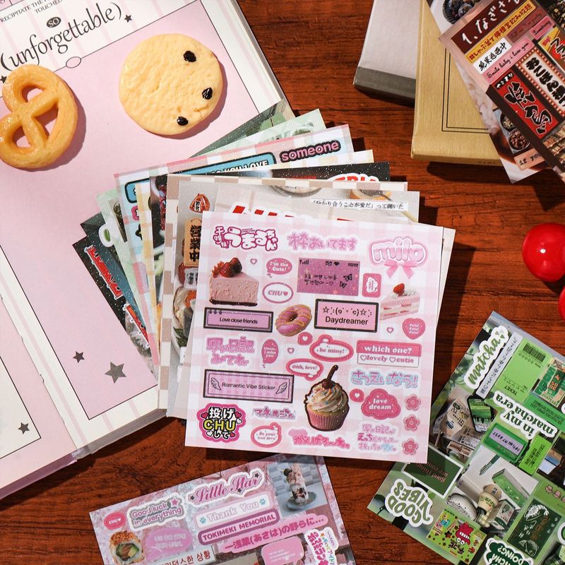 30 Stück Ästhetische Vintage-L – Food Snacks Label Bewertung und Preis