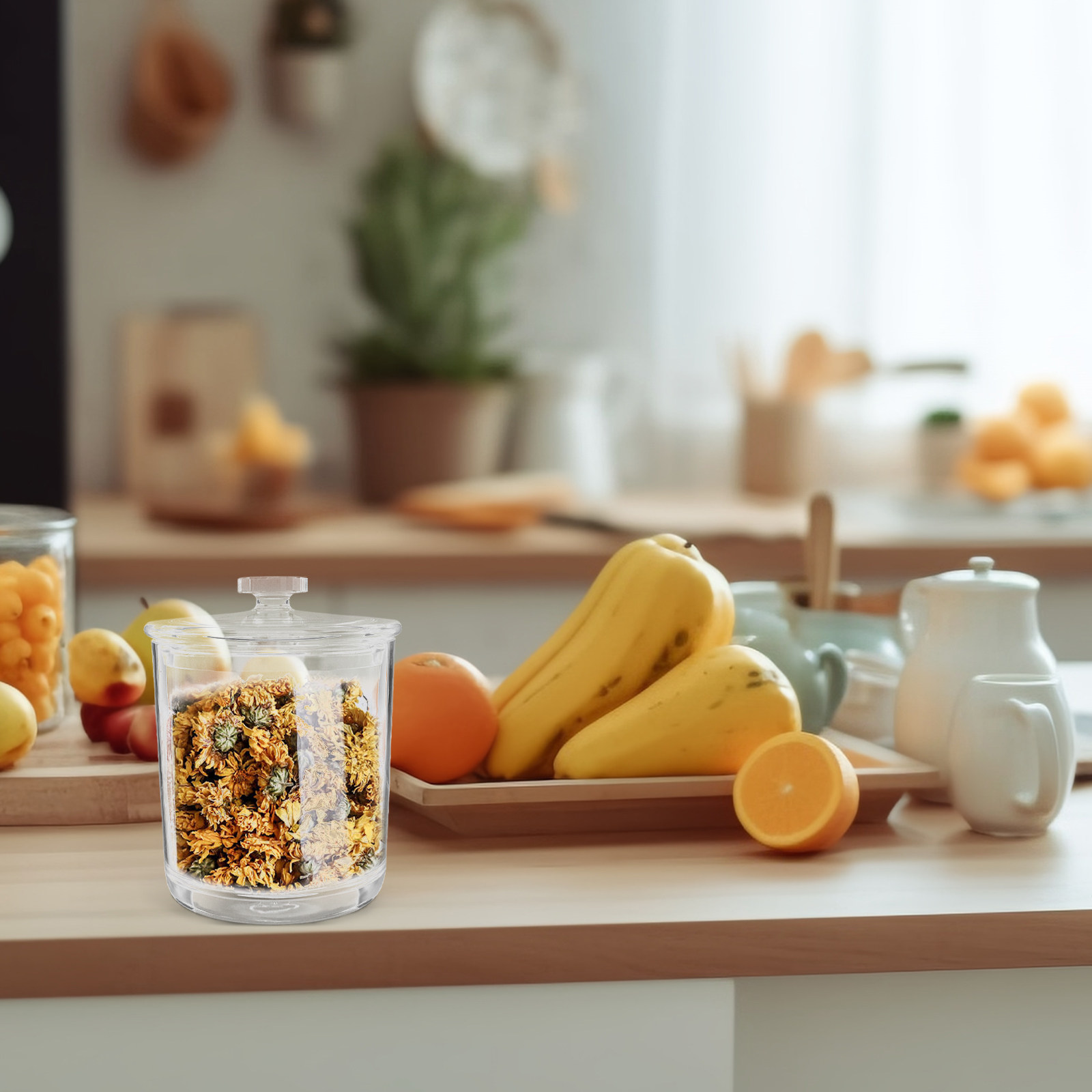 Transparente Tee-Aufbewahrungs – Dry Food Snacks Bewertung und Preis