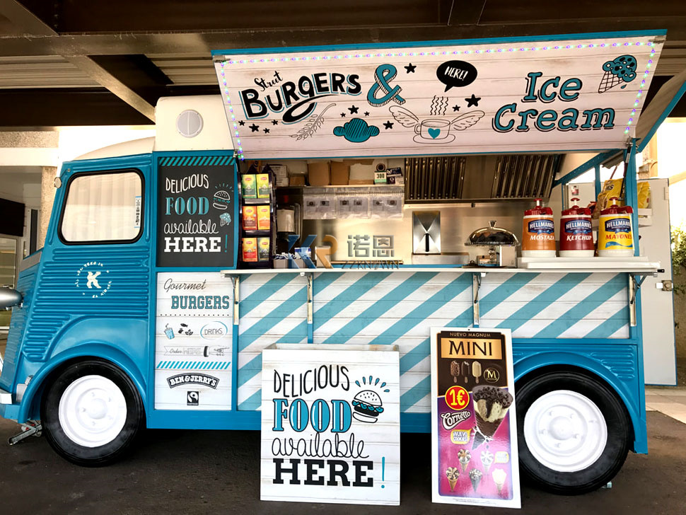 Elektrischer Eiswagen, Fast-Fo – Food Truck With Snacks Bewertung und Preis
