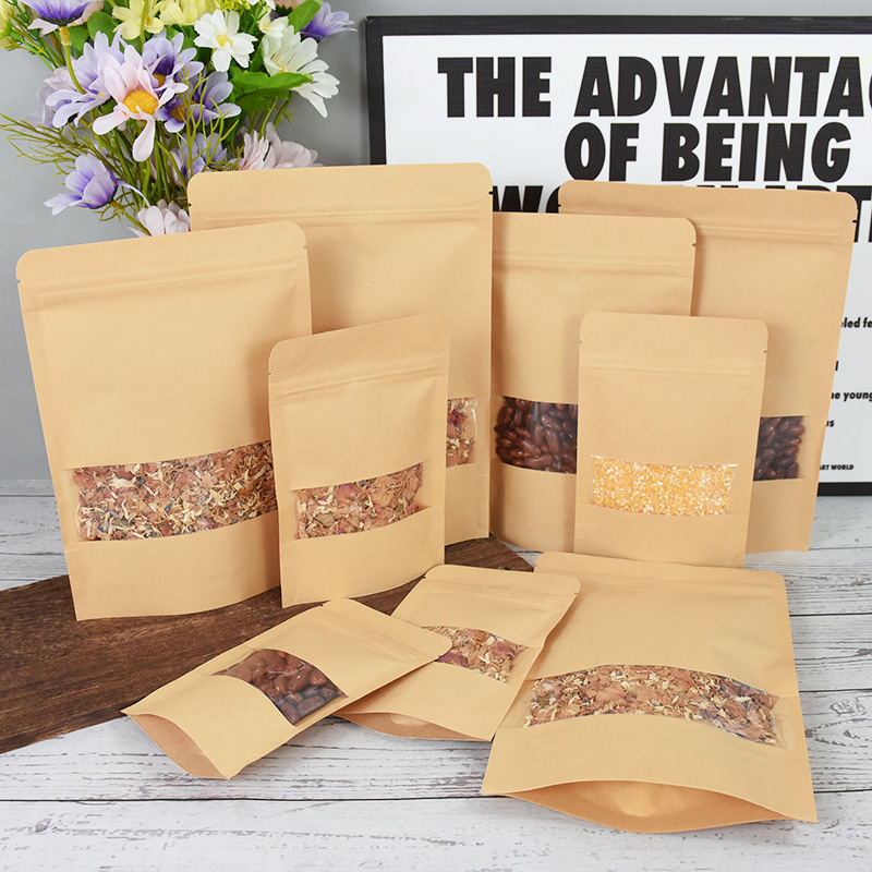 20/50 stücke Kraft Papier Zip- – Food Day Snacks Bewertung und Preis