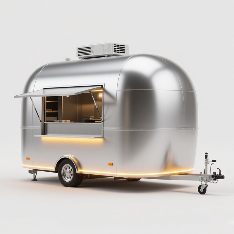 Mobiler Snack-Wagen mit Rädern – Food Snacks To Sell Bewertung und Preis